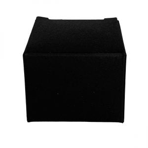 60mmx60mmx46mm gift box with web top made from 460gsm Black FSC certified card