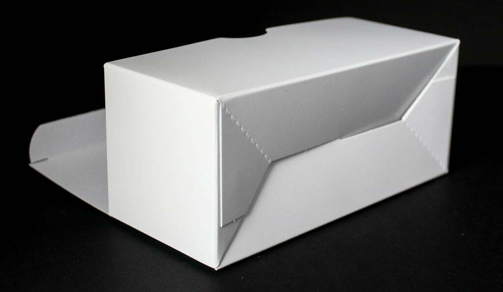 White gift box 160mm(W) x 70mm(D) x 70mm(H) made from a 380gsm White ...