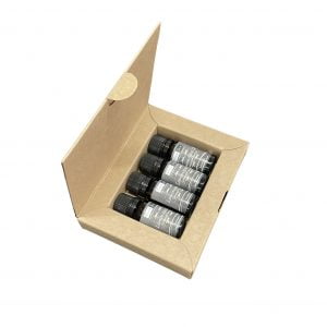 Essential oil gift box in Kraft to fit 4 x 10ml essential oils