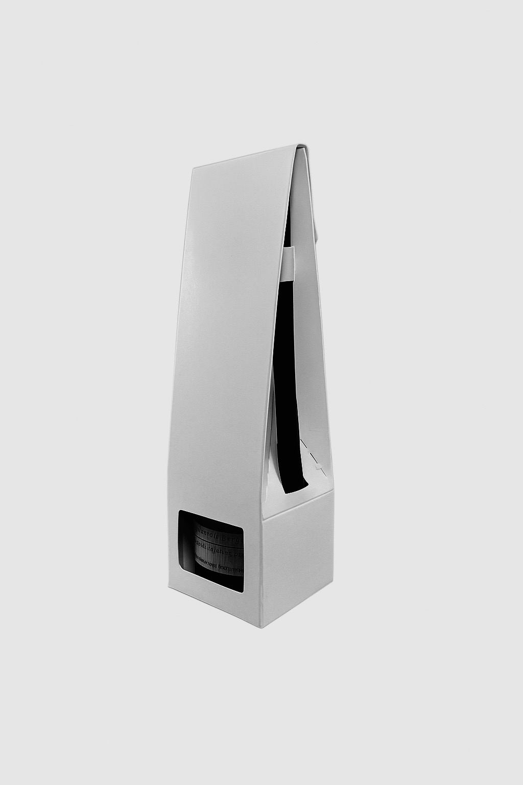 100ml Tapered Reed Diffuser box White with an crash lock base and a window